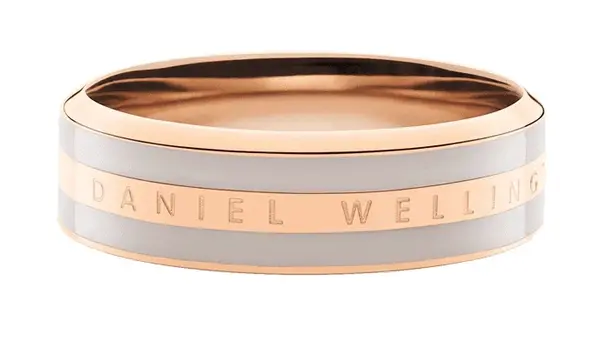 Daniel Wellington Módny bronzový prsteň Emalie DW004000 58 mm