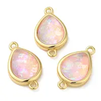 Synthetic Opal Connector Charms