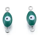 304 Stainless Steel Enamel Connector Charms