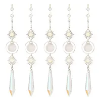 AB Color Plated Crystal Cone Big Pendant Decorations