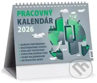 Stolový Pracovný kalendár 2026 (riadkový)