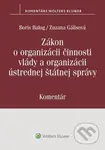 Zákon o organizácii činnosti vlády a organizácii ústrednej štátnej správy - kniha z kategorie Správní právo