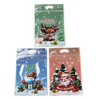 Christmas Theme Plastic Zip Lock Bags