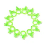 Transparent Plastic Lobster CLaw Clasps