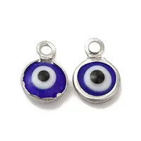 304 Stainless Steel with Glass Enamel Charms