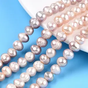 Natural Cultured Freshwater Pearl Beads Strands