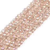 Electroplate Glass Beads Strands