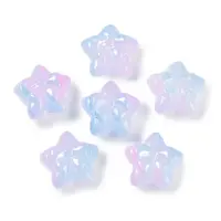 Transparent Spray Paint Glass Beads