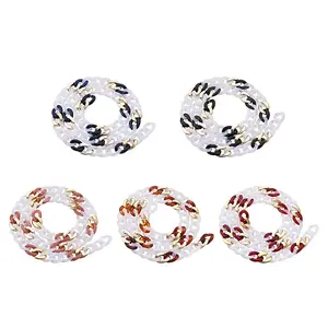 Transparent Acrylic Handmade Curb Chain