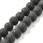 Natural Lava Rock Bead Strands