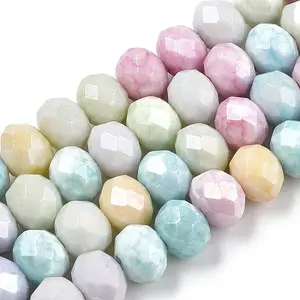 Ombre Effect Dyed Glass Beads Strands