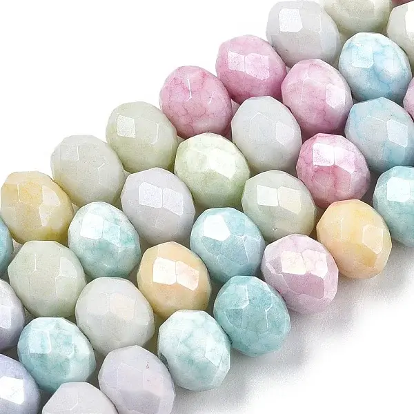 Ombre Effect Dyed Glass Beads Strands