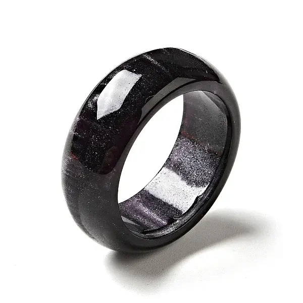 Resin Plain Band Finger Ring for Women