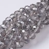 Electroplate Glass Beads Strands