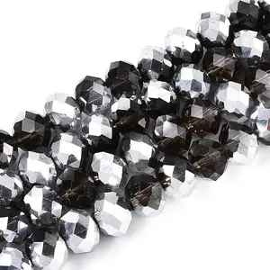 Electroplate Glass Beads Strands