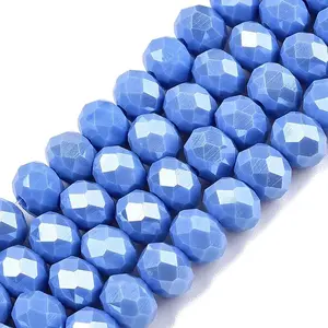 Electroplate Glass Beads Strands