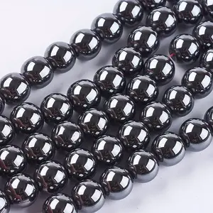 Non-Magnetic Synthetic Hematite Beads Strands
