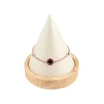 Cone Wooden Single Bracelets Display Holder with Base