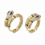 Brass Micro Pave Clear Cubic Zirconia Huggie Hoop Earrings