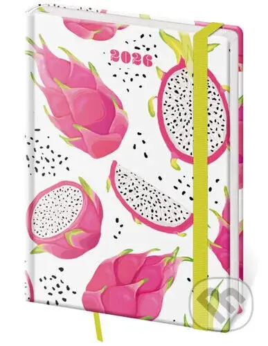 Týdenní diář 2026 A5 Vario Pitaya s gumičkou