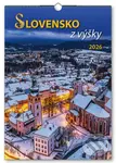Nástenný kalendár Slovensko z výšky 2026 (poznámkový, slovenské menné kalendárium)