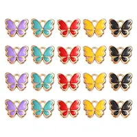 20Pcs 5 Colors Alloy Enamel Charms