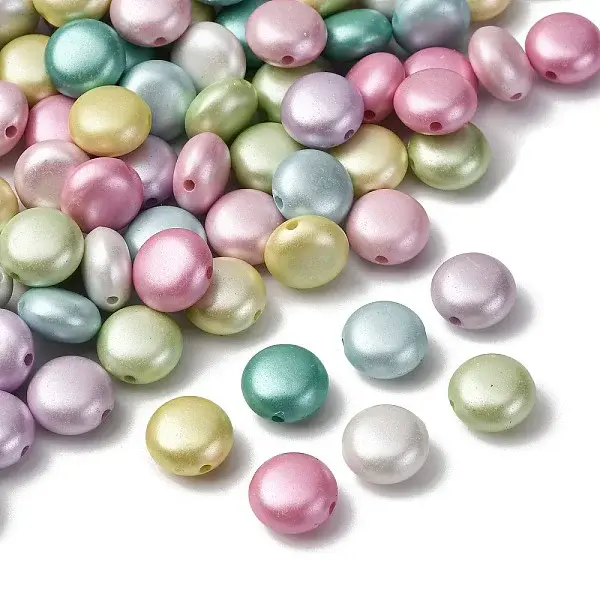 Pearlized Opaque Acrylic Beads