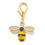 Alloy Enamel Bees Pendant Decorations