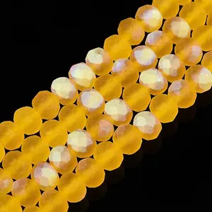 Transparent Glass Beads Strands