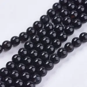 Natural Black Onyx Beads Strands