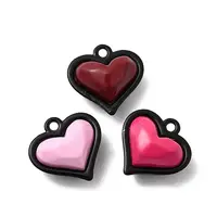 Spray Painted Alloy Pendants