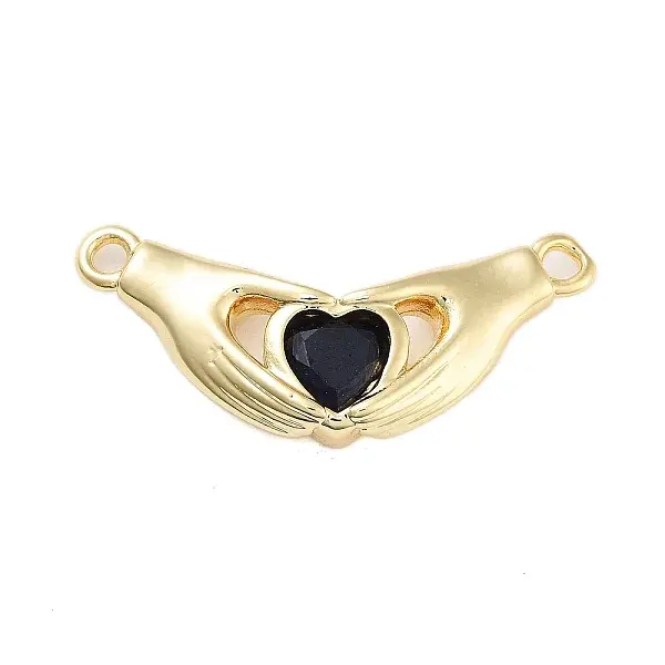 Rack Plating Brass Micro Pave Cubic Zirconia Pendants