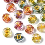 Transparent Electroplate Acrylic Beads