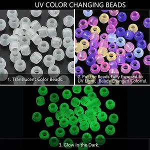 Transparent Plastic Beads