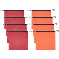 8Pcs 2 Colors PVC Mesh Safety Flags with Hook