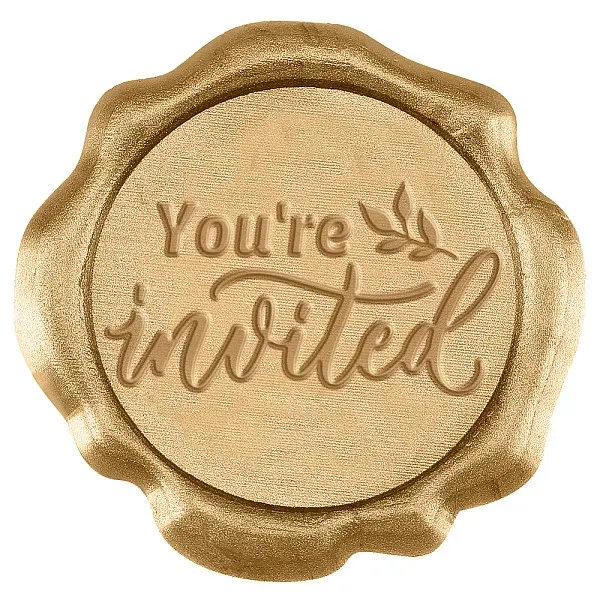 50Pcs Adhesive Wax Seal Stickers