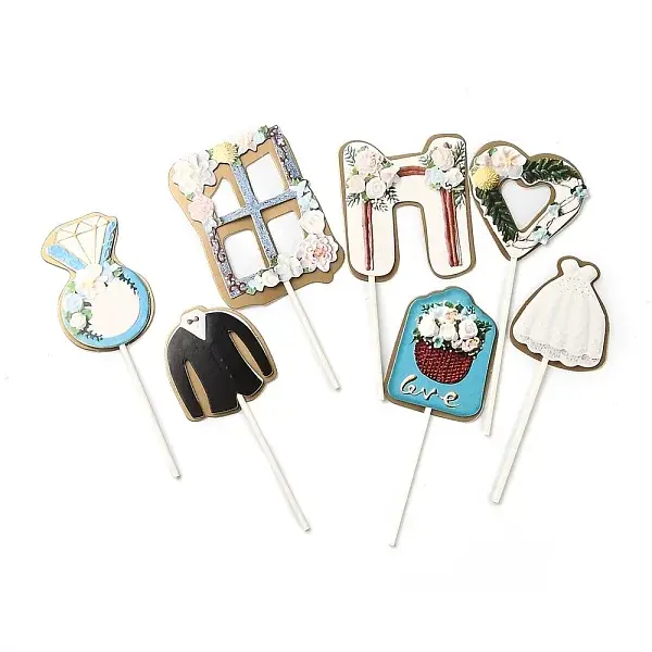 Paper Cake Insert Card Decoration