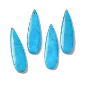 Natural Turquoise Dyed Pendants