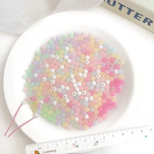 Opaque Acrylic Beads