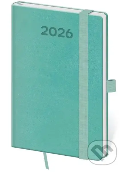 Kapesní diář 2026 Print Pop světle zelený