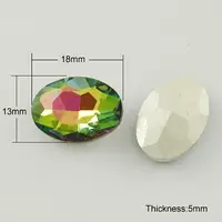 Glass Pointed Back Rhinestone
