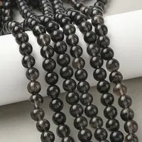 Natural Ice Obsidian Beads Strands