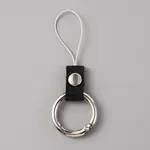 Leather and Zinc Alloy Mobile Phone Finger Rings