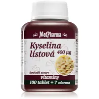 MedPharma Kyselina listová 400 µg tablety pro těhotné a kojící ženy 107 tbl