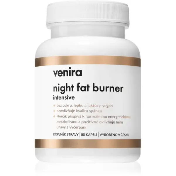 Venira Night Fat Burner Intensive kapsle pro podporu hubnutí 80 cps
