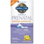 Garden of Life Minami Nutrition Omega 3 Prenatal měkké tobolky pro těhotné a kojící ženy příchuť Lemon 60 cps