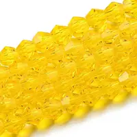 Transparent Glass Beads Strands