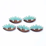 Resin & Walnut Wood Pendants