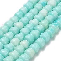 Synthetic Coral Dyed Carved Beads