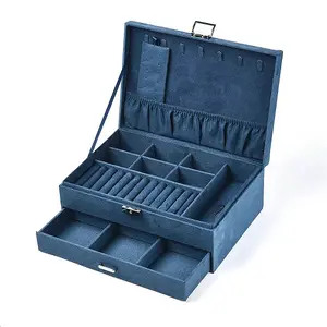 Velvet & Wood Jewelry Boxes